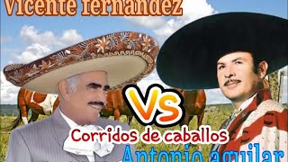 Corridos de caballos Vicente Fernandez y Antonio Aguilar  3 Hora Mix Puros Corridos De Caballo [upl. by Eserehc]