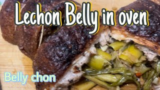 HOW TO MAKE LECHON BELLY IN OVEN FOR NEW YEAR  PINOY CAREGIVER [upl. by Lahey]