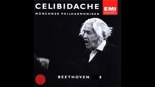 Beethoven  Symphony No 8  Celibidache MPO 1995 [upl. by Yllus76]