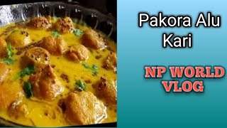 Pakora Kari  Alu Hair dandruff  Hair fall  Hair growth home remedy Kari  Besan ki pakora [upl. by Madigan]