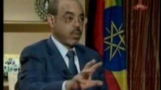 PM Meles Zenawi Interview with Egyptian TV on Nile Issu part 4 of 4 wwwhebrezemainfo [upl. by Orose]