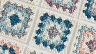 Crochet a PERFECT Granny Square [upl. by Anivas128]