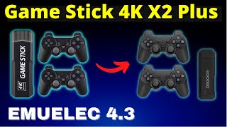 Teste do Game Stick 4K X2 Plus com o Emuelec 43 do GD10 e 39 do Super Console X [upl. by Faso]