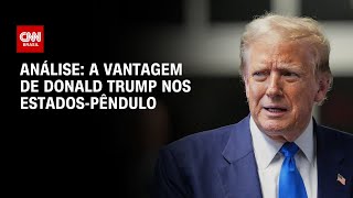 Análise a vantagem de Donald Trump nos estadospêndulo  WW [upl. by Chui579]