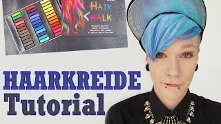 HAARKREIDE HAIR CHALK  Tutorial [upl. by Anamor454]