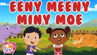 Eeny Meeny Miny Moe  Nursery Rhymes  Kids Songs  Zoo song for children by Bumcheek TV [upl. by Asilad443]