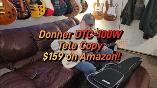 Donner DTC100W Tele style guitar [upl. by Naik769]