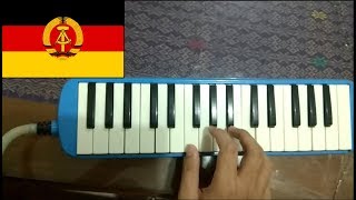 East Germany National Anthem  Auferstanden Aus Ruinen Pianika Cover [upl. by Einneg]