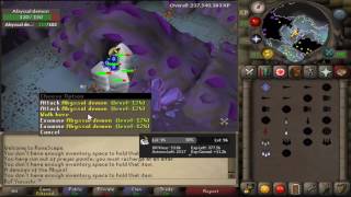 OSRS  Abyssal Demons  545k Slay XP\HR  Ice Barrage [upl. by Eenwahs]