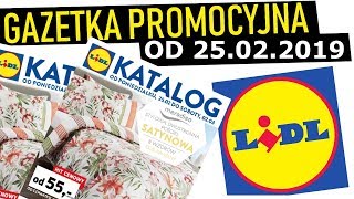 ⚡Nowa Gazetka LIDL od 25022019 [upl. by Allac]