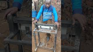 Soap making machines in Uganda Manual soap stamping machine [upl. by Sirromal]