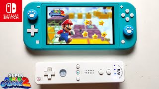 Super Mario Galaxy 2 Beat Block Galaxy On Nintendo Switch Lite [upl. by Qidas499]