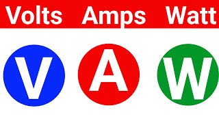 Difference Between Volts Watts Ampere in Hindi । Amps Volts watt Explained Ampere Voltage Calculate [upl. by Norabel]