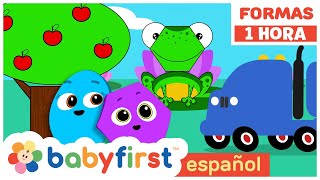 ¡Aventura Mágica de Formas y Colores para Niños  Escuela de Figuras  Rana y más  BabyFirst TV [upl. by Salazar561]