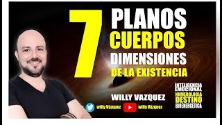 SIETE CUERPOS PLANOS Y DIMENSIONES DE LA EXISTENCIA 2018 [upl. by Avehstab]