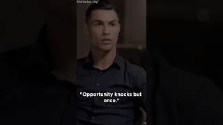 Seize The Moment Unlocking Lifes Endless Opportunities ronaldomotivation mindsetmatters dream [upl. by Enel]