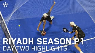 Riyadh Season Premier Padel P1  Highlights day 2 men [upl. by Doralynn]