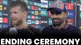 Ending Ceremony  Quetta Gladiators vs Peshawar Zalmi  Match 9  HBL PSL 8  MI2A [upl. by Siul]