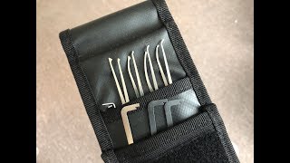 Review  EDC Pro lock pick set from Law lock tools Ltd [upl. by Kushner]