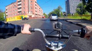 Razor MX650 Dirt Rocket City Ride  way Semyonovskaya  Preobrazhenskaya Ploschad [upl. by Amice]