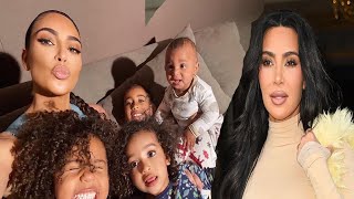 Kim Kardashian RAISING Her Four Kids ALONE Without Kanye West [upl. by Neilla]