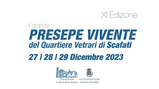 Spot Presepe Vivente Quartiere Vetrari di Scafati 2023 [upl. by Akkeber]