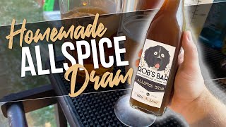 HOW TO MAKE ALLSPICE DRAM  Homemade Pimento Dram  LIONS TAIL COCKTAIL  Robs Home bar [upl. by Inittirb]