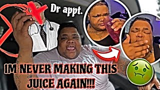 BARIATRIC APPT GONE WRONG WORST JUICING MIX EVER 🤮🤢 VLOG [upl. by Hamian]