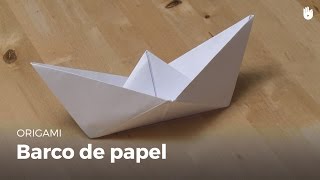 Como fazer Origami  Barco de papel [upl. by Nevaeh]