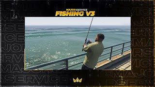 FIVEMESX Most Advanced Fishing Script  msfishingv3  Major Service [upl. by Idnas]