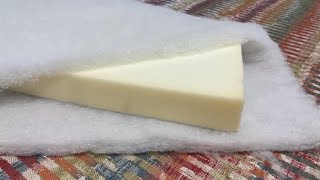 How to Cut amp Wrap Cushion Foam [upl. by Ricketts229]