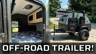 Sunnyside OffRoad Teardrop Trailer  Raw Reaction amp First Impressions [upl. by Ahseat]