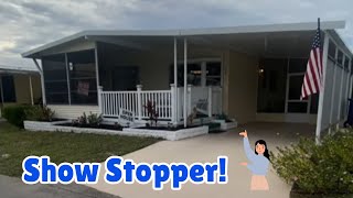 Show Stopper Mobile Home For Sale Ellenton Florida colony cove [upl. by Maroj578]