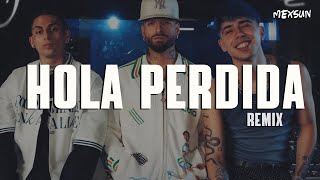 Luck Ra Maluma Khea  HOLA PERDIDA REMIX Letra [upl. by Marfe]