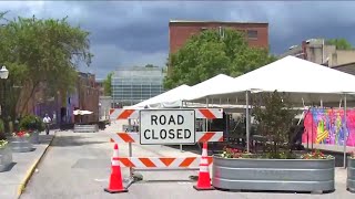 Renovations underway in Downtown Blacksburg [upl. by Clancy]