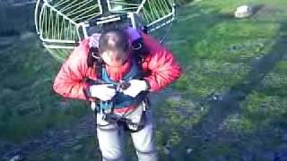 Paramotor DK Whisper Plus With An Apco Thrust HP Wing Polo Pitch Waringstown [upl. by Kceb475]