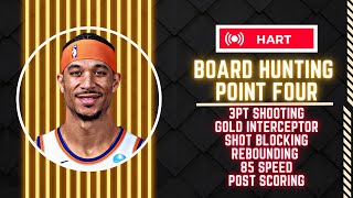 BEST BOARD HUNTING POINT FOUR BUILD NBA 2K25 NEXT GEN [upl. by Atsirk82]