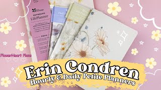 Erin Condren First Impressions  Softbound LifePlanner Hourly Layout amp Petite Daily Planners [upl. by Eneirda]