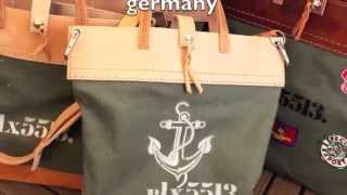 rlx5513leatherampcanvas tote bag [upl. by Heimlich]