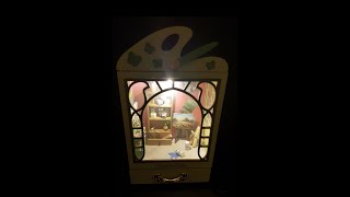 🎨 DIY Miniatur Curiosity Cabinet  Painterś Atelier 🖌 Teil 2 diyminiature diycrafts diyprojects [upl. by Anitram]