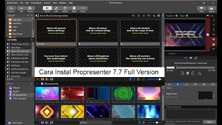 Cara Instal Propresenter 77 Full Version [upl. by Filiano]