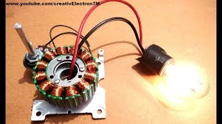 Make a 24V 5 Amps Electric Dynamo Generator from a Photocopy Machine Brushless DC Motor  BLDC [upl. by Adnof]