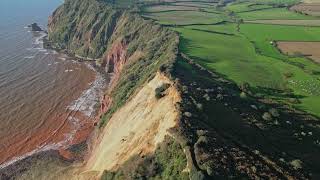 Sidmouth Cliff Fall Jacobs Ladder October 2024 [upl. by Phillip]