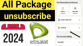 Etisalat all service deactivate code  Etisalat all Package unsubscribe code  Etisalat all codes [upl. by Jock324]