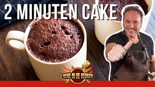 Chocolate mugcake Maak een cake in 2 minuten [upl. by Bruning461]