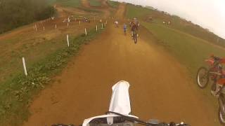 Ben Gillett at Wroxton Motocross Track on YZF450 [upl. by Welby497]