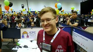 2024 ICPC World Finals Postcontest Interview by Andrew He ecnerwala [upl. by Gass]