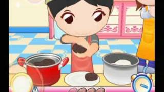 Rice Ball In Azuki Bean Paste  Cooking Mama World Kitchen  Nintendo WII [upl. by Nims]