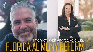 Interview with Andrea Reid Esq on Florida Alimony Reform in 2022 [upl. by Ehman]