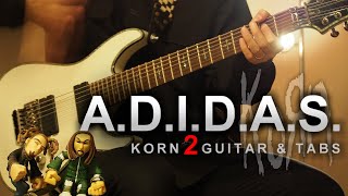 KORN  ADIDAS 2 guitar cover  tabs [upl. by Dogs]